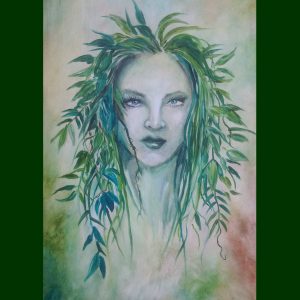 Writing Journal - Green Woman by E. R. Vernor