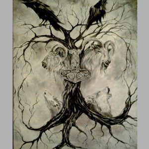 Writing Journal - Nordic Tree by E. R. Vernor